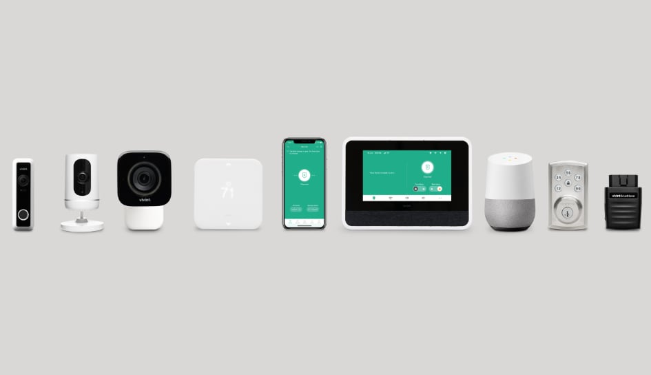 Vivint home security product line in Boise